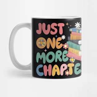 Retro Groovy One More Chapter Summer Reading Book Lover Gift For Women Men Mug